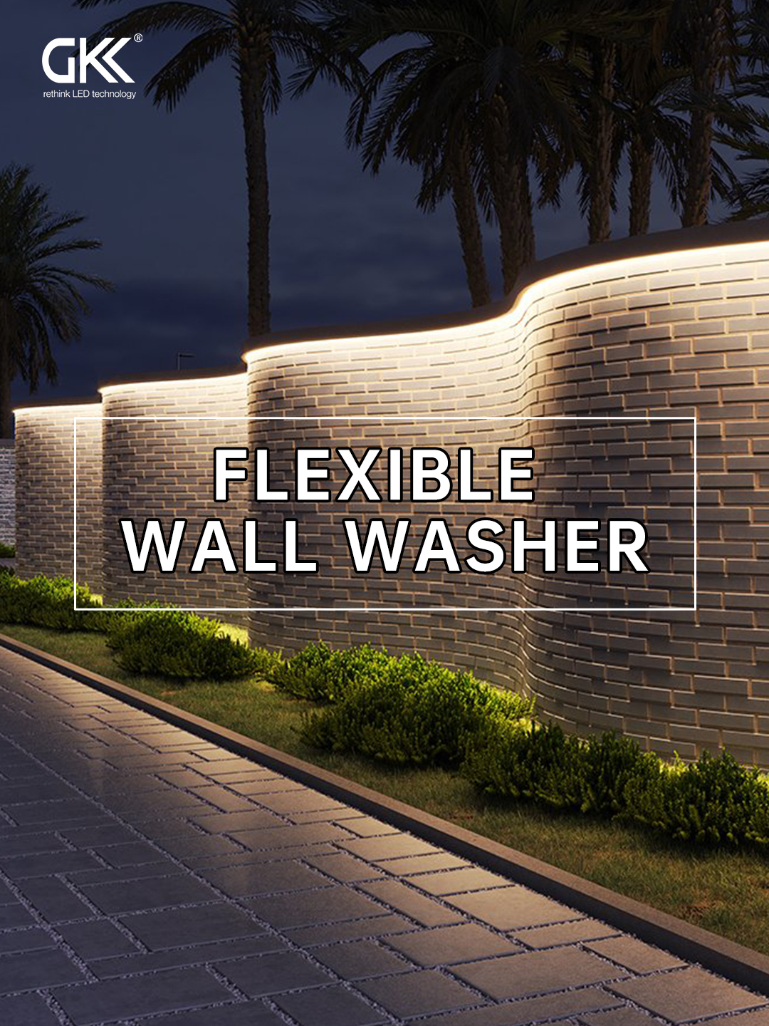 Flexible wall washer