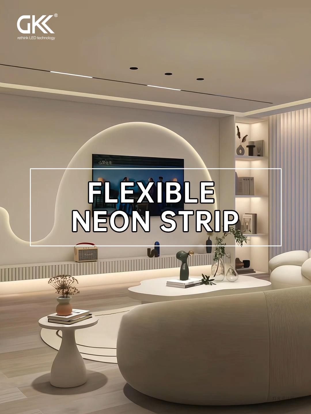 Flexible neon strip
