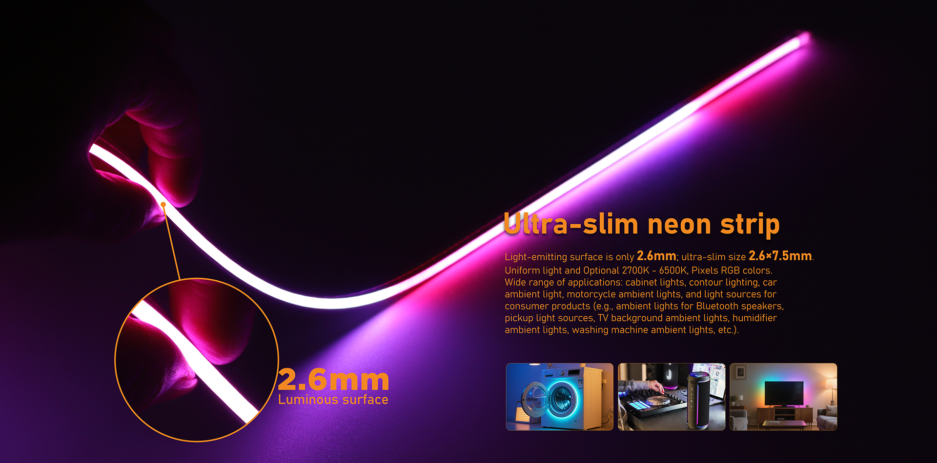 Ultra-slim neon strip-2675S