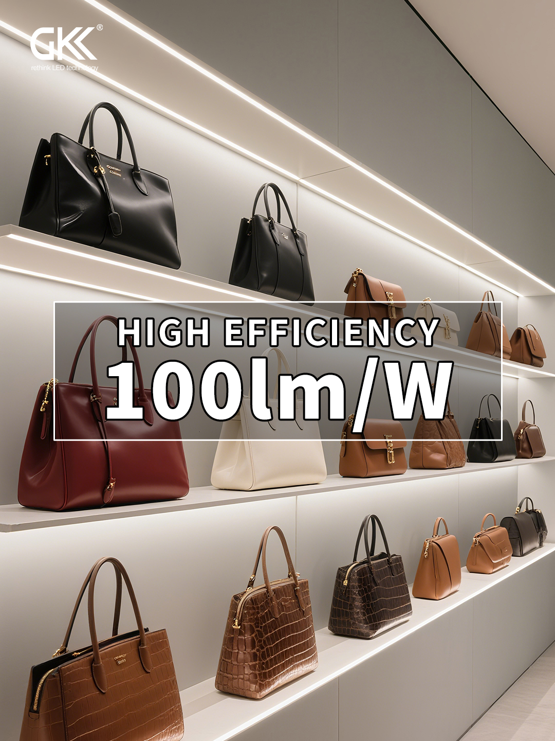 High efficiency 100lm/W neon strip